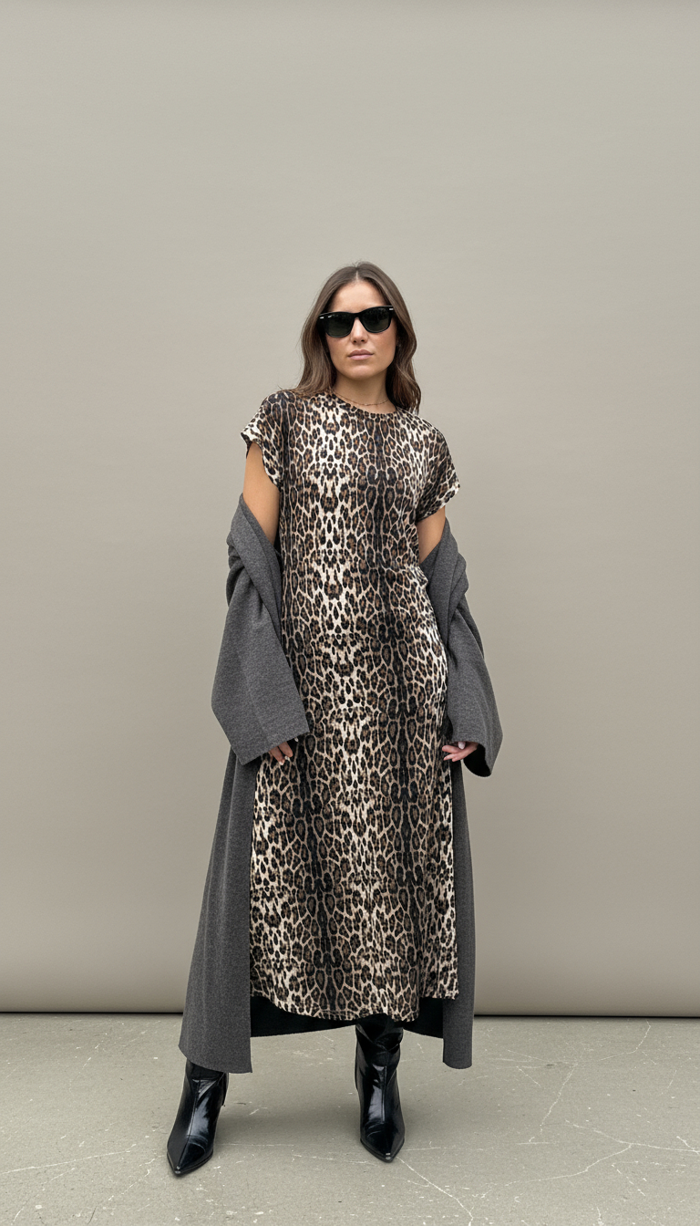 DRESS PISA ANIMAL PRINT